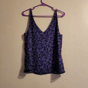 Women's Purple Floral Tank